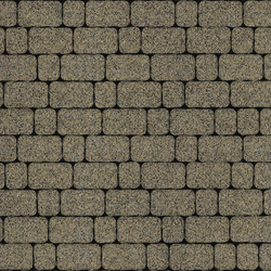 Тротуарная плитка Арена - Гранит+ Желтый с черным, комплект из 2 видов плит