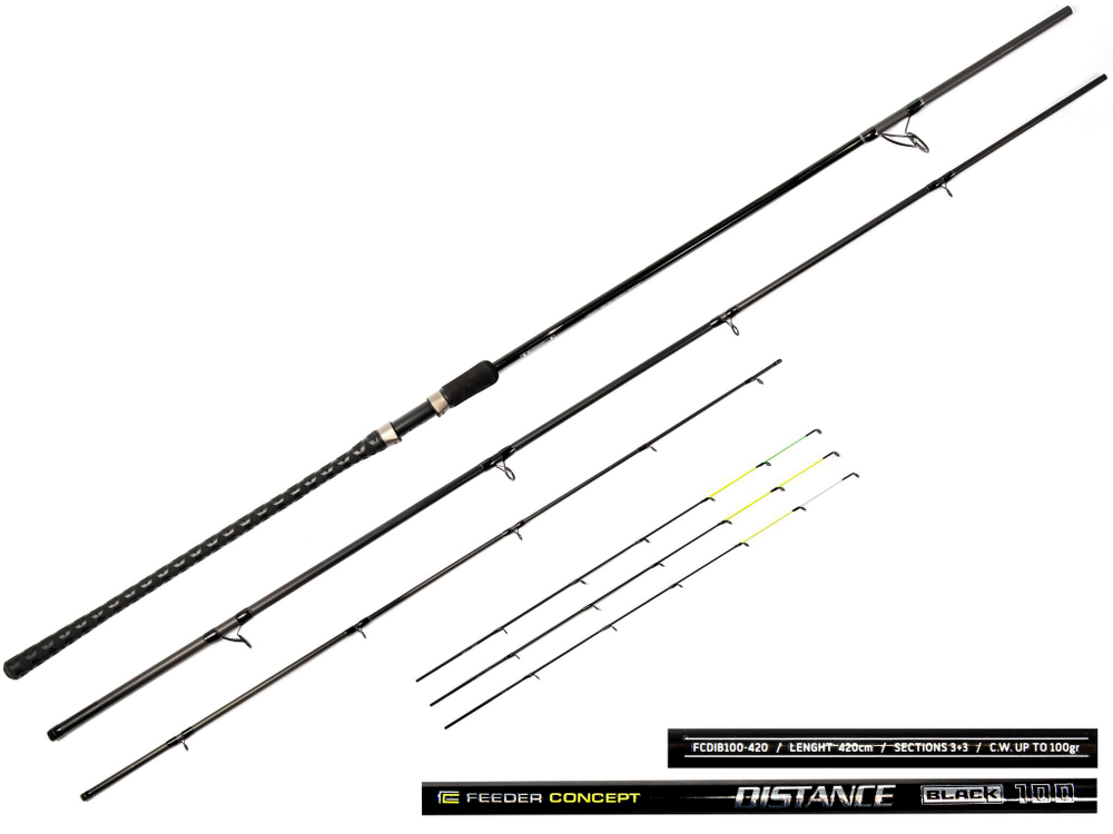 Удилище фидерное Feeder Concept Distance Black 100 4.20