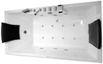 Акриловая ванна Gemy 175х85 G9065 K R с гидромассажем
