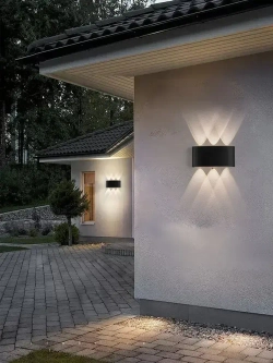 Светильник настенный светодиодный, 6 Вт, Бра, Чёрный