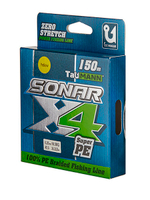 Плетеный шнур для рыбалки TauMANN Sonar PE X4 150m #1.2 (0.18mm) Yellow