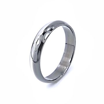 Кольцо стальное (20) "Черное-белое"