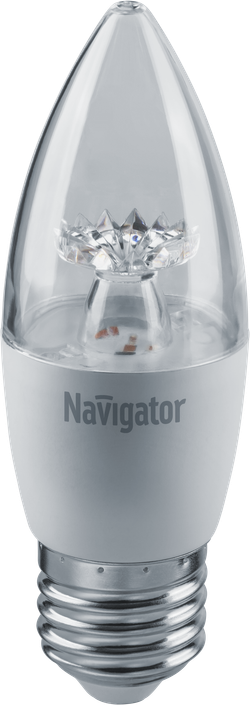 Лампа Navigator 71 851 NLL-C37-7-230-4K-E27-CL