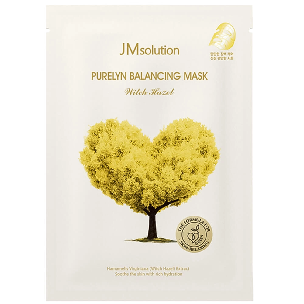 Тканевая маска JMsolution Purelyn Balancing Mask Witch Hazel 30 мл