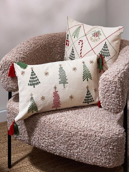 Чехол на подушку frozen pines из коллекции new year essential