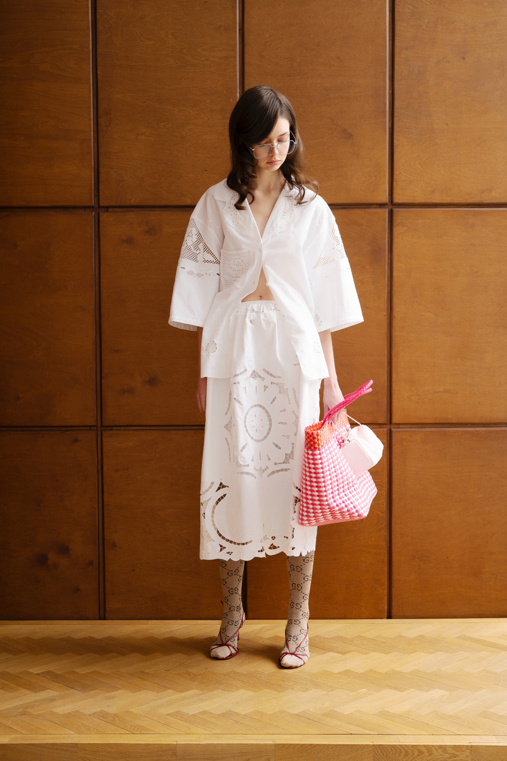 Юбка с вышивкой