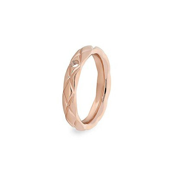 Кольцо - База Qudo  Aversa Rose Gold 17.2 мм 616278 RG размер 17,2