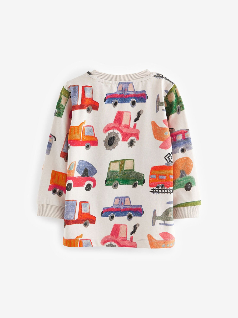 Лонгслив для мальчика Next 631-811, Молочный