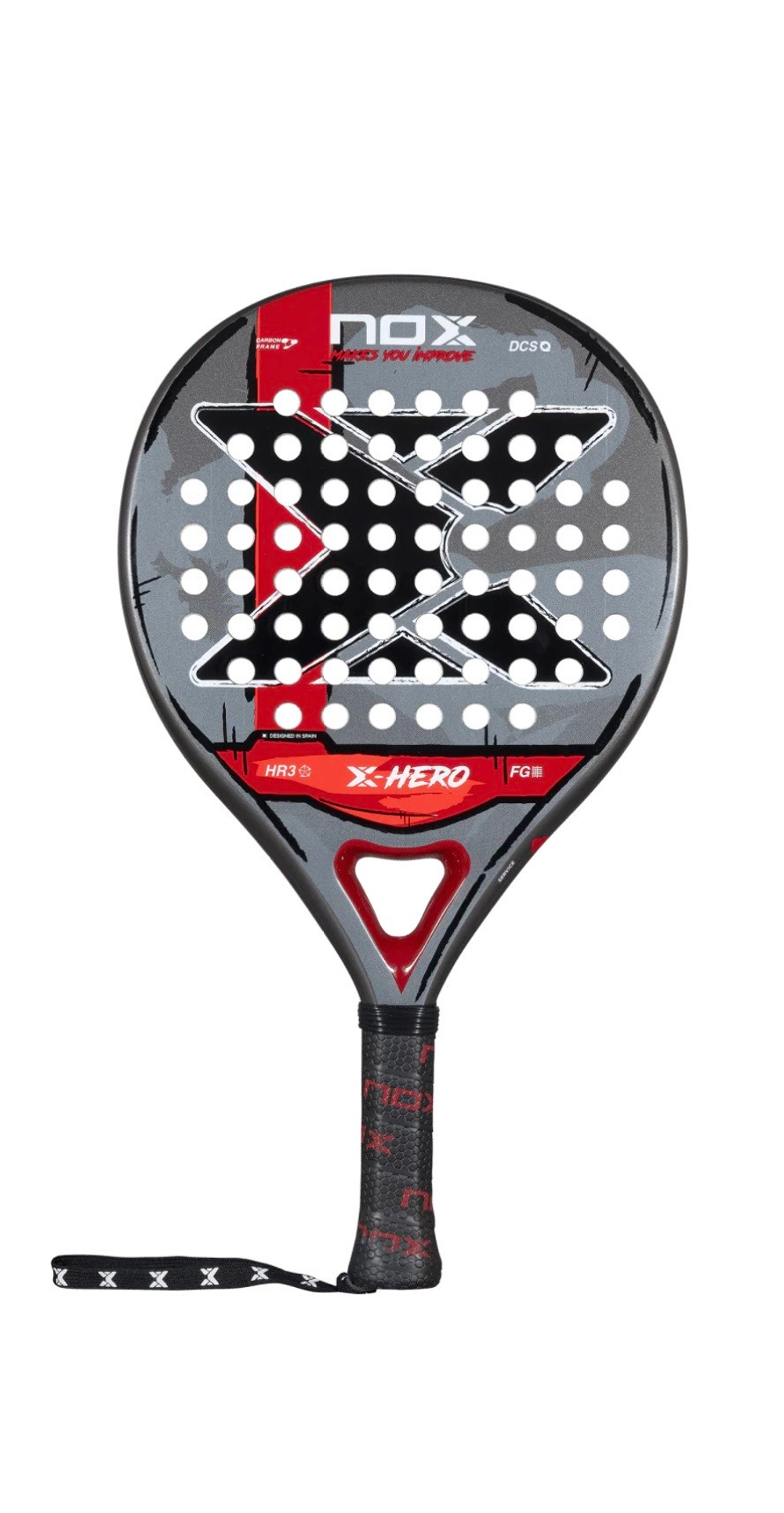 NOX, ES, PALA X-HERO RED (2026), Padel Racket