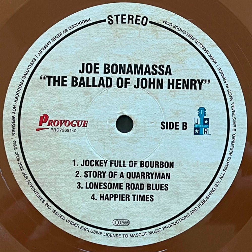 Joe Bonamassa / The Ballad Of John Henry (Coloured Vinyl)(2LP)