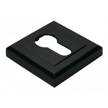 Накладка на евроцилиндр МН-КН S-BL    (черный) 1/10 "Morelli"