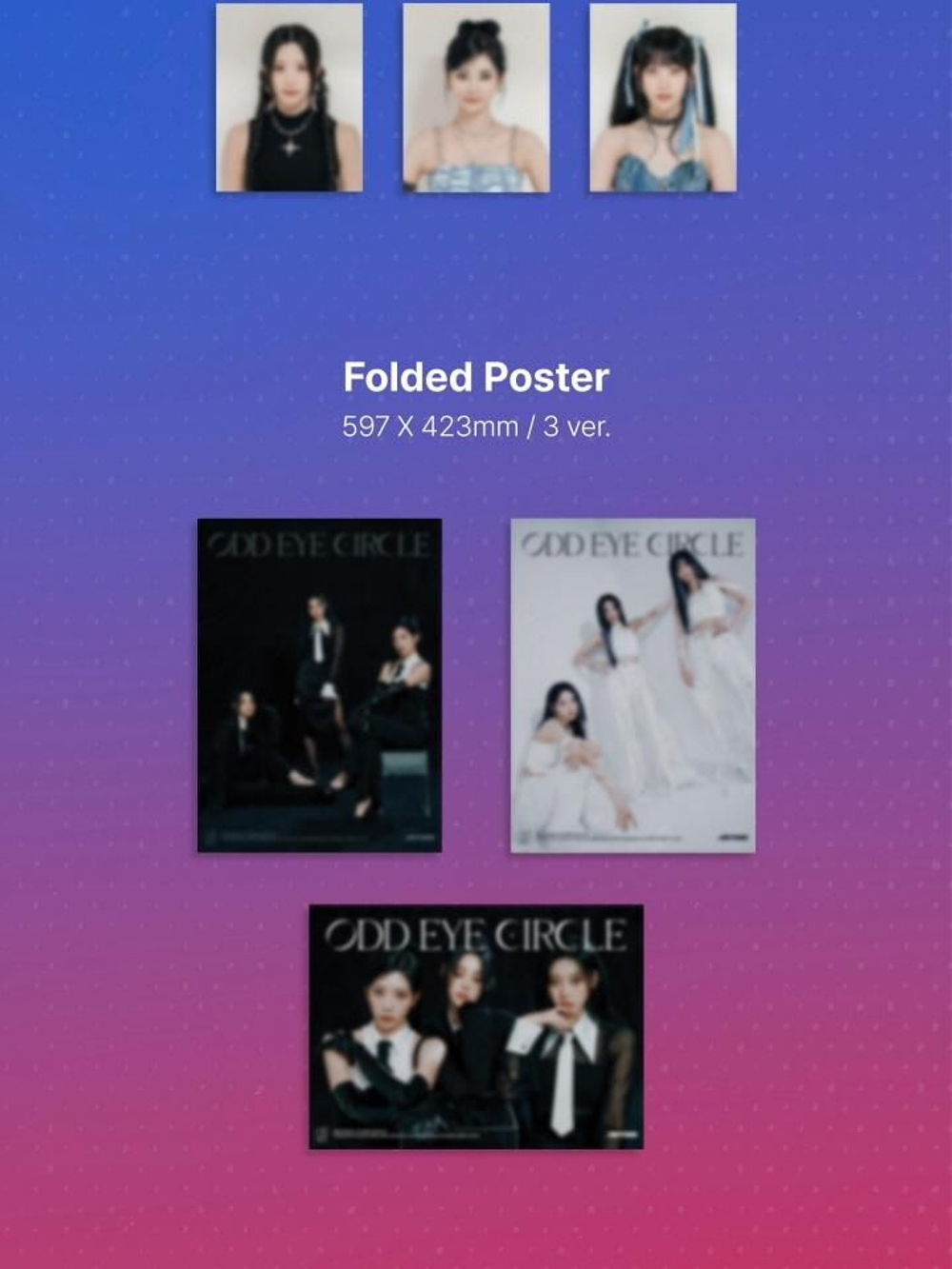 Альбом ODD EYE CIRCLE - Version Up Mini Album 3 Version SET