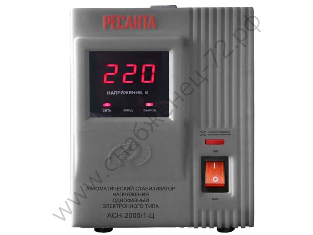 Стабилизатор напряжения РЕСАНТА АСН-2000/1-Ц