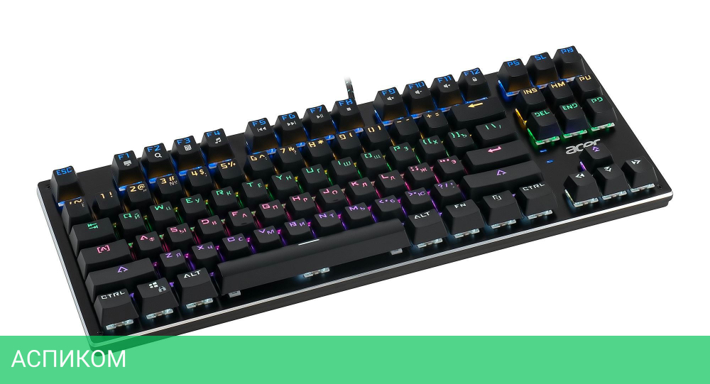 Клавиатура Acer OKW126 черный (ZL.KBDEE.00G)