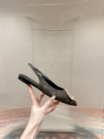Louis Vuitton Met Slingback Ballerina