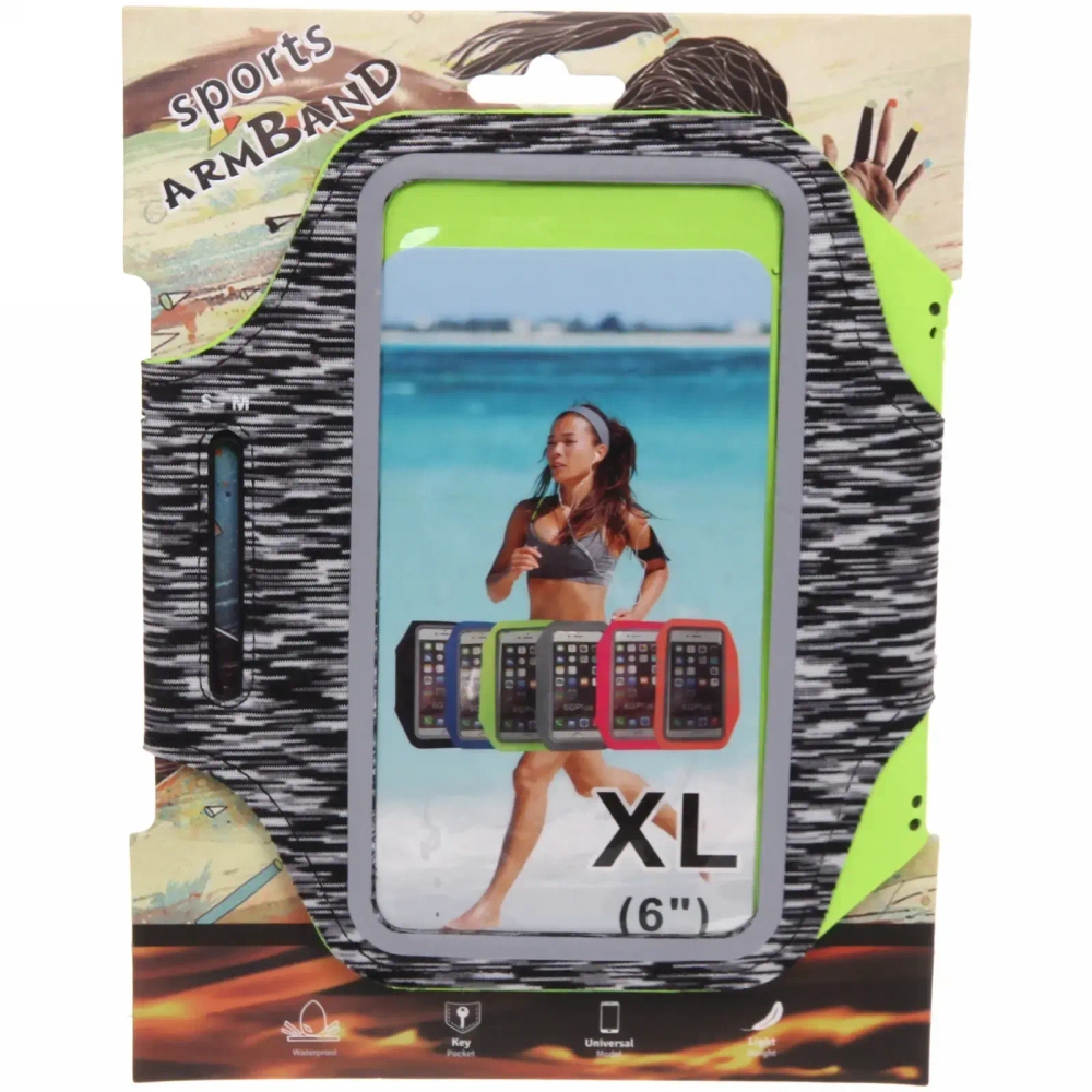 Чехол спортивный для телефона на руку «Victory» (для телефона 6»), микс