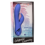 Фиолетовый вибратор с ротацией скрытых в стволе бусин California Exotic Novelties Beverly Hills Bunny SE-4350-30-3
