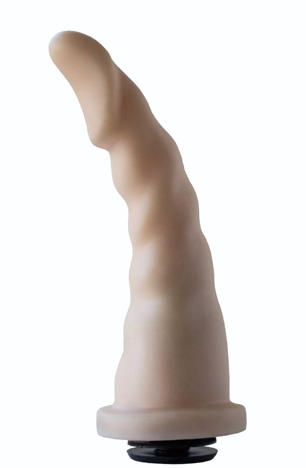 Телесная насадка на трусики харнесс Alien - 18,5 см. (Цвет: телесный)