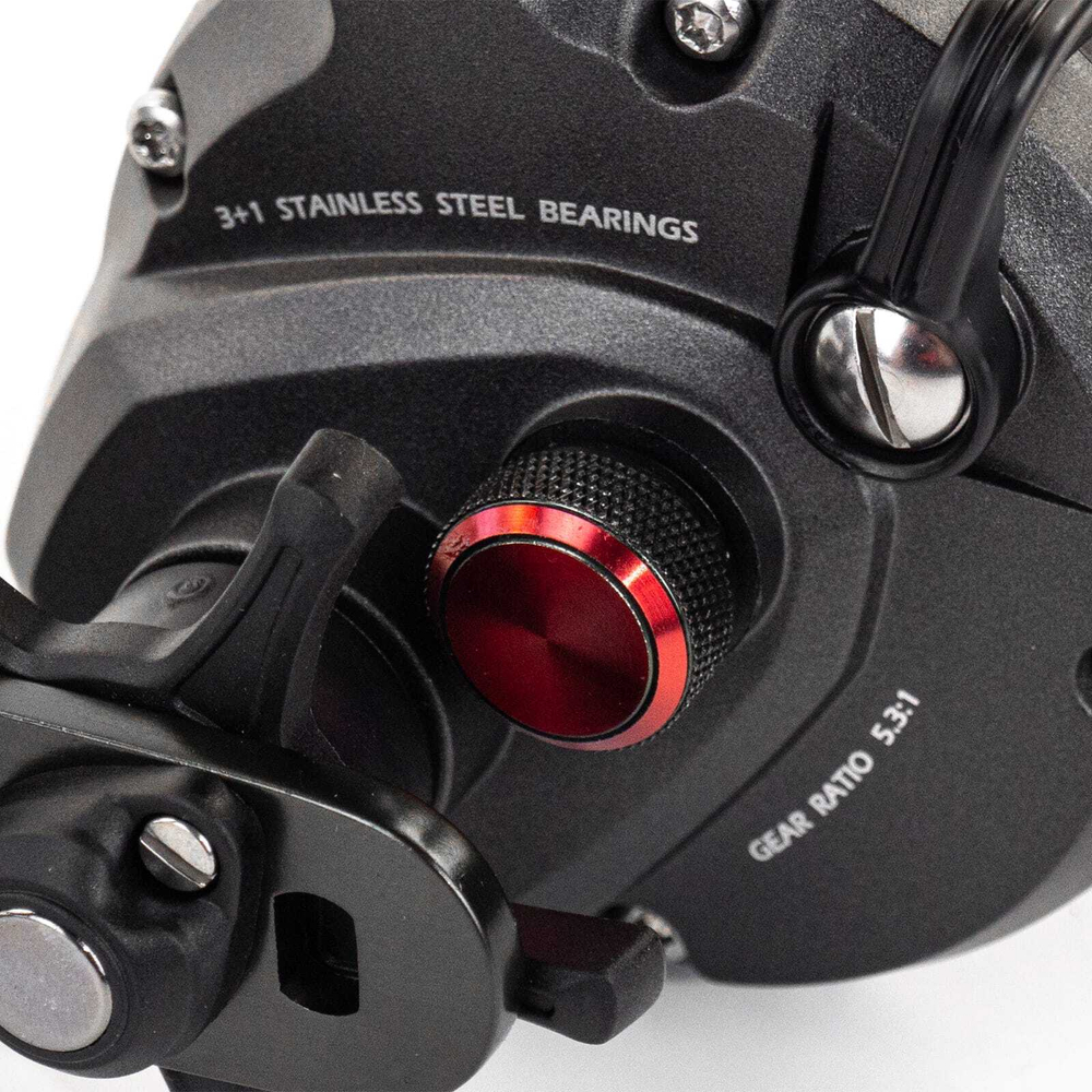 Катушка мультипликаторная Kaida Concorde CC200LC, под левую руку, со счетчиком (2000, 3+1BB)