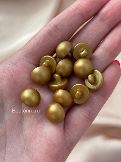 Пуговицы Золото Пластик 11,5 мм