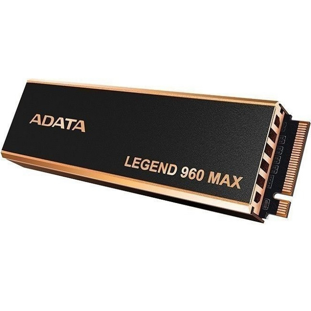 Жесткий диск SSD M.2 1Tb ADATA XPG Legend 960 MAX, 7400/6800MBs, 630000 IOPS, 2280. PCI-E 4.0 x4 (ALEG-960M-1TCS)