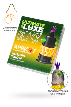 Презервативы Luxe BLACK ULTIMATE Хозяин Тайги (Абрикос) 4739lux