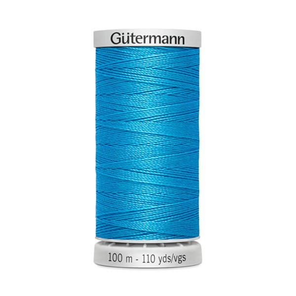 Нитки суперкрепкие Gutermann Extra Strong M782 №40 (100 метров), 5 кат. | 197 лазурно-голубой
