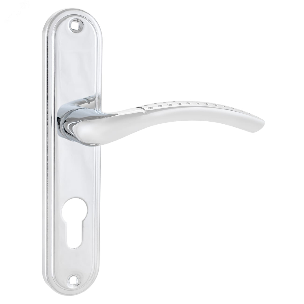 Ручки на планке Аллюр 132-1 55мм, хром