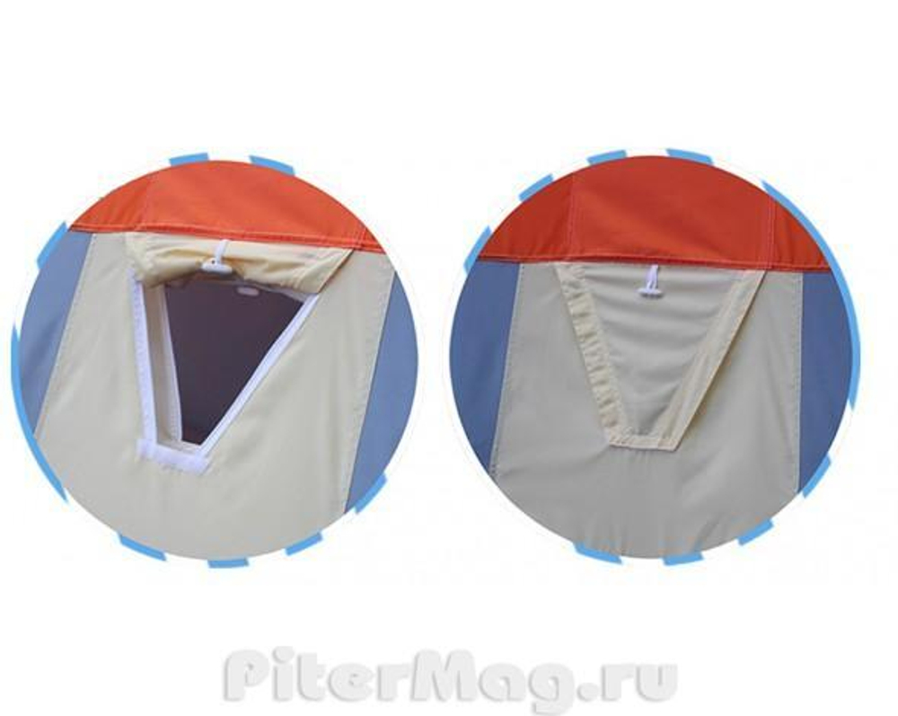 Палатка для зимней рыбалки Нельма Куб-2 Люкс c внутренним тентом