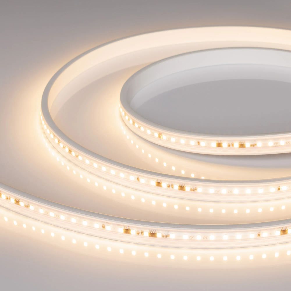 Светодиодная лента герметичная ARL-PV-A120-15mm 230V Warm3000 (15 W/m, IP65, 10m) (Arlight, -) 056693