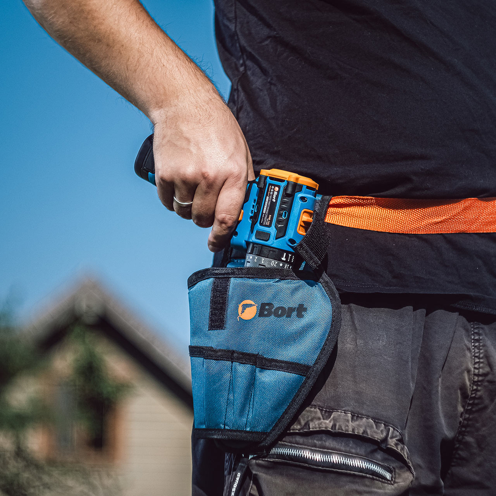 Дрель-шуруповерт аккумуляторная ударная BORT BAB-16U (2x2Ач+ЗУ)