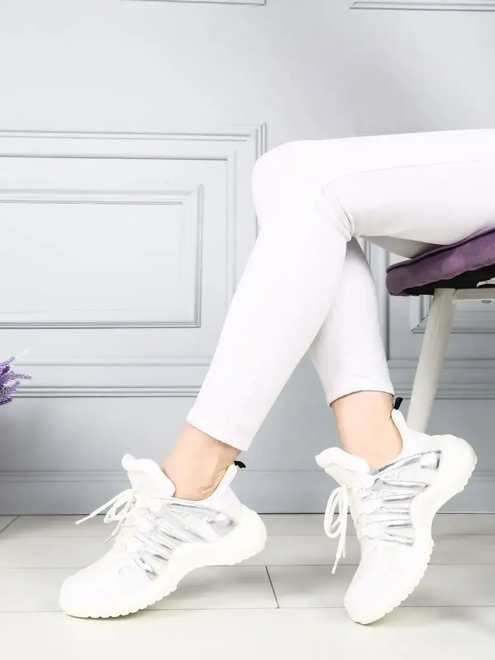 Кроссовки женские натуральная кожа