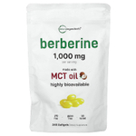 Micro Ingredients, берберин, 240 капсул (250 мг в 1 капсуле)