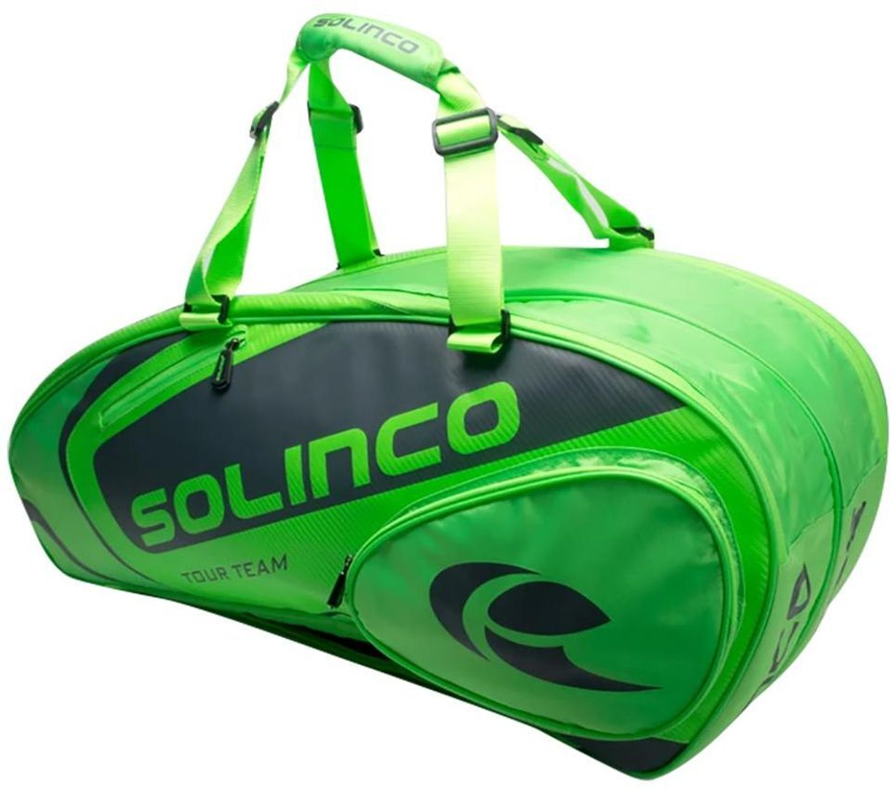 Сумка теннисная Solinco Racquet Bag 6 - neon green