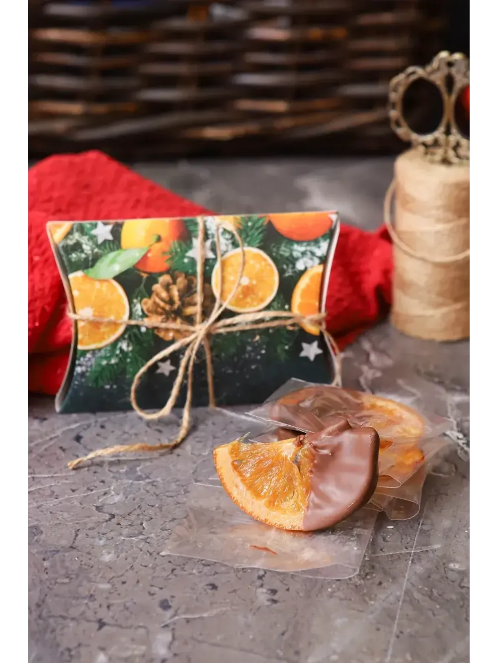 Апельсин в шоколаде 15 шт.