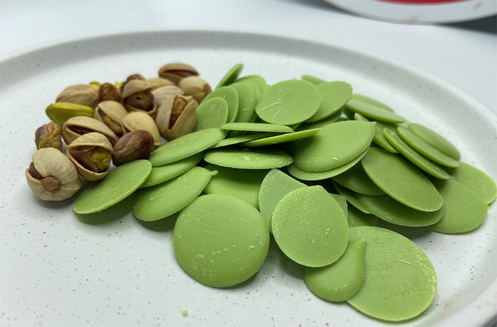 Глазурь кондитерская «Шокомилк» со вкусом фисташки.  500 гр