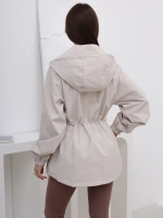 Ветровка удлиненная с капюшоном