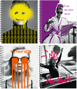 Тетрадь общая 48 листов на металлическом гребне "Neon life details"