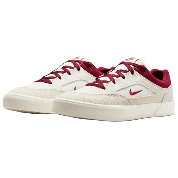NIKE SB MALOR Кроссовки для скейтбординга, низкие, бежево-красные, унисекс