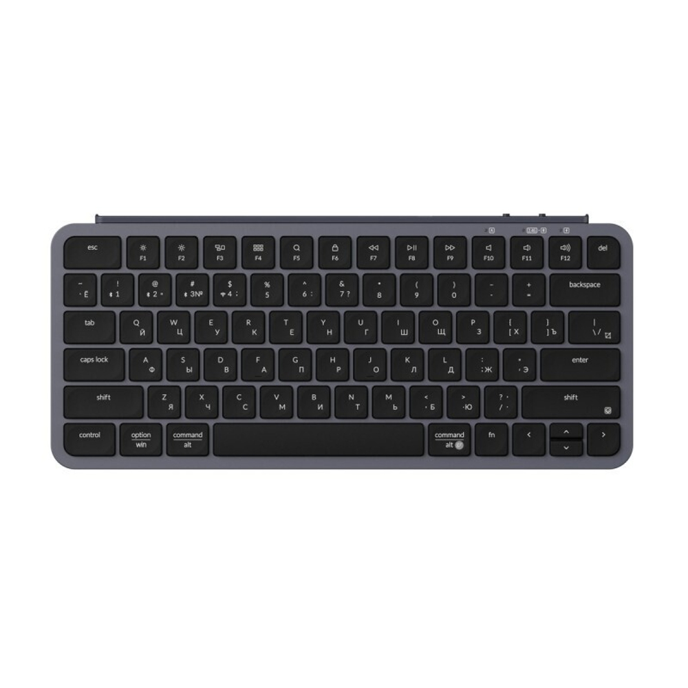 Беспроводная ультратонкая клавиатура Keychron B1 Pro, 77 клавиш, ножничные переключатели, цвет Space grey (B1P-K1)