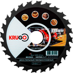 Пильный диск KRUGO 125x1,8/1,2x24Tx22,23mm, WA125024