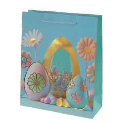 GAEM Пакет подарочный (бумага 210г/м2, блок микс 12шт), L26 W10 H31,5 см, 4в.