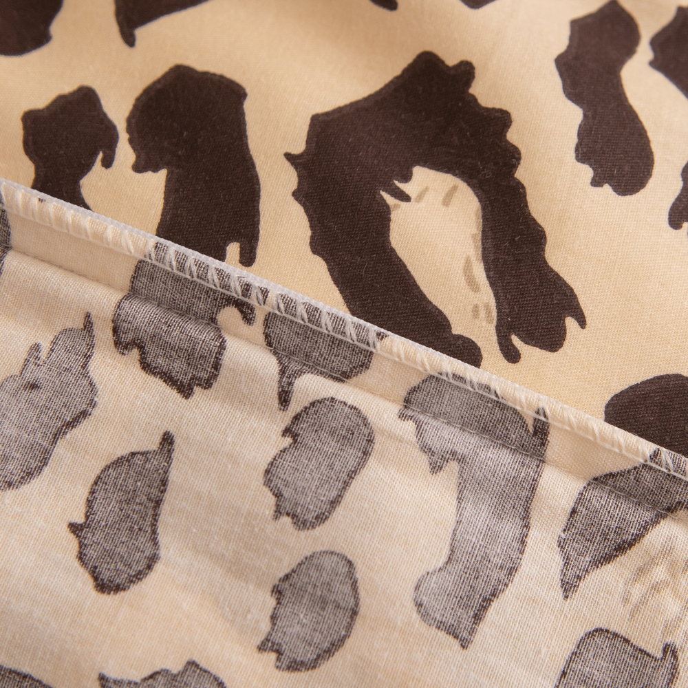 Комплект постельного белья Делюкс Сатин 100% хлопок на резинке LR637