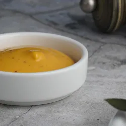 Соусник 40 мл d 7,1 см h2 см круглый белый фарфор P.L. Proff Cuisine [6]