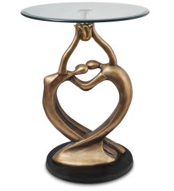 ALF 031/0931 Статуэтка«Влюбленная пара»+ стекло (35*60*35*46)