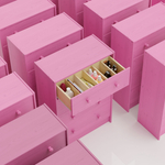 Комод Раст с ящиками, красный