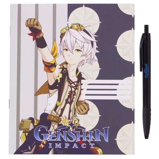 Набор Genshin Impact №8 Тетрадь 48 л,, ручка