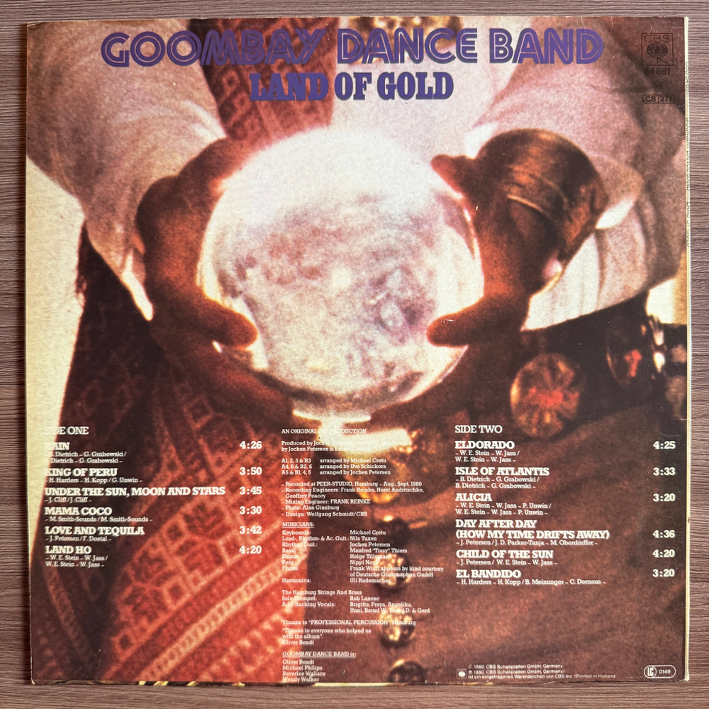Goombay Dance Band ‎– Land Of Gold (Голландия 1980г.)