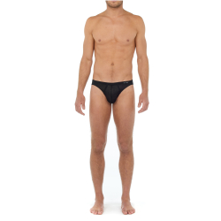 Мужские трусы слипы черные HOM TENCEL SOFT Comfort Micro Briefs 402463_400004