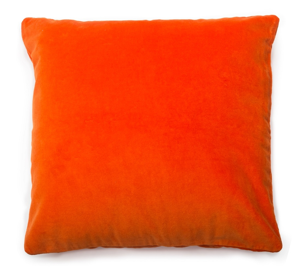 Подушка декоративная 45х45 Blanc Des Vosges Pacha Mandarine